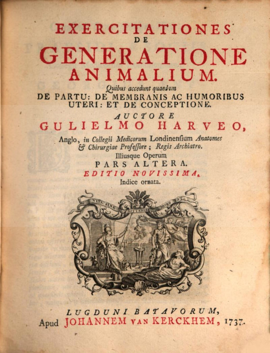 Hier fehlt das Bild des Buchtitels Generatione animalium